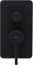 Allen Brau Смеситель для ванны Priority 5.31A11-31 (с внутренней частью, 3 выхода) черный матовый – фотография-5